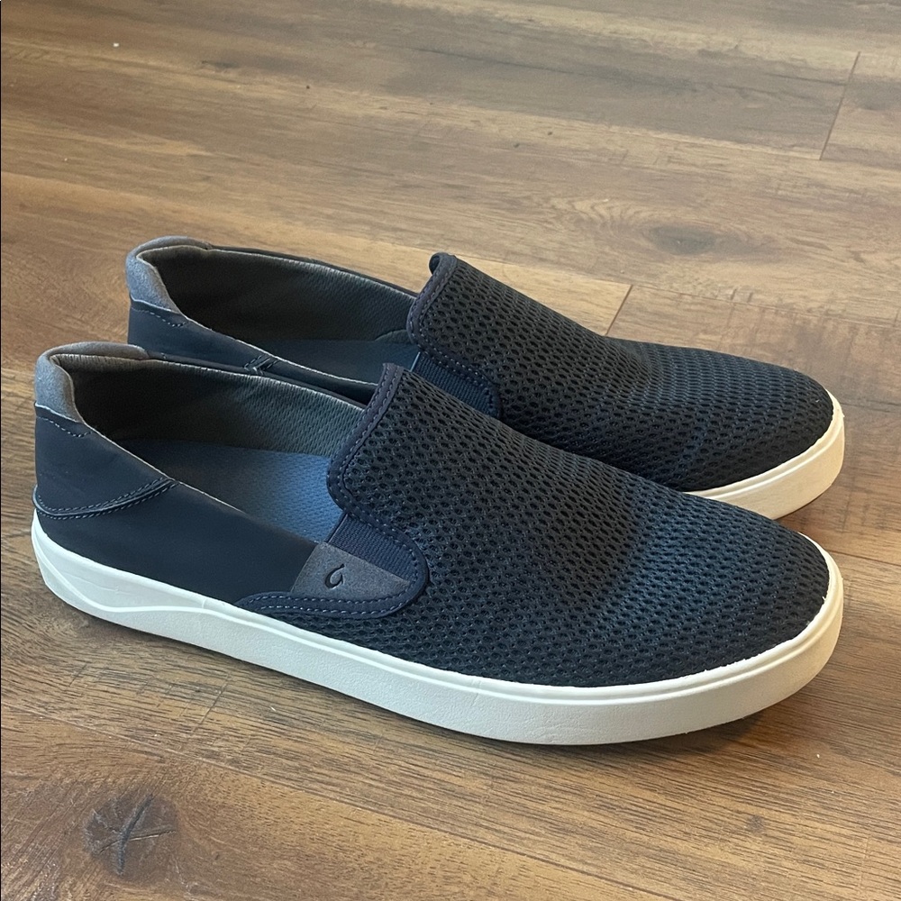 Olukai LAE-AHI Blue Knot Slip-on Sneakers Size 12